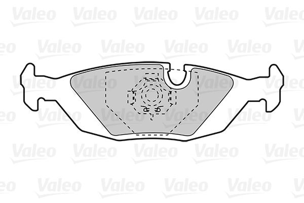 VALEO Комплект тормозных колодок, дисковый тормоз 301103