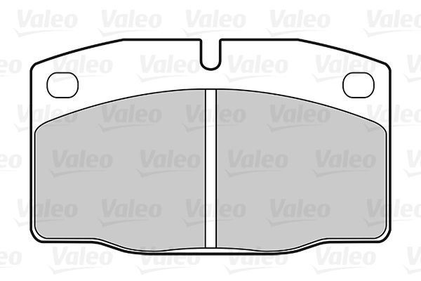 VALEO Комплект тормозных колодок, дисковый тормоз 301182