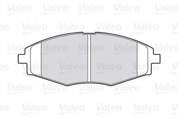 VALEO Piduriklotsi komplekt,ketaspidur 301316