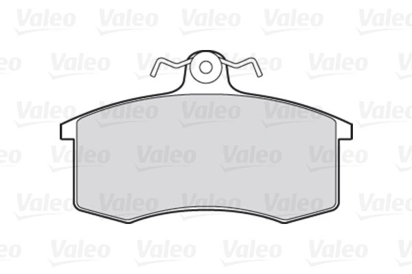 VALEO Комплект тормозных колодок, дисковый тормоз 301406