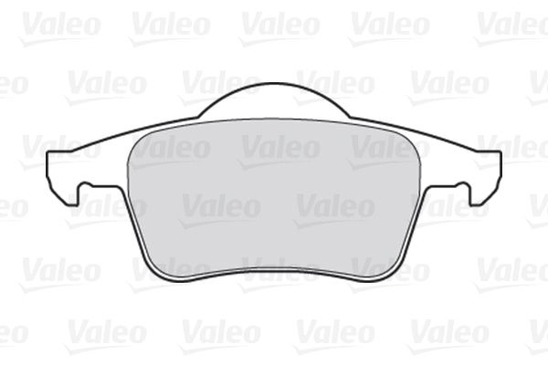 VALEO Комплект тормозных колодок, дисковый тормоз 301480