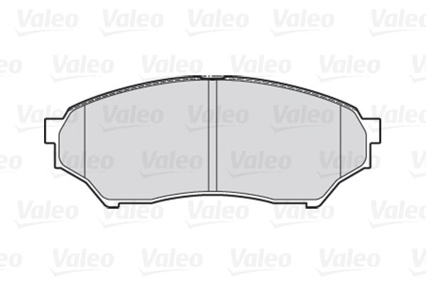 VALEO Piduriklotsi komplekt,ketaspidur 301521