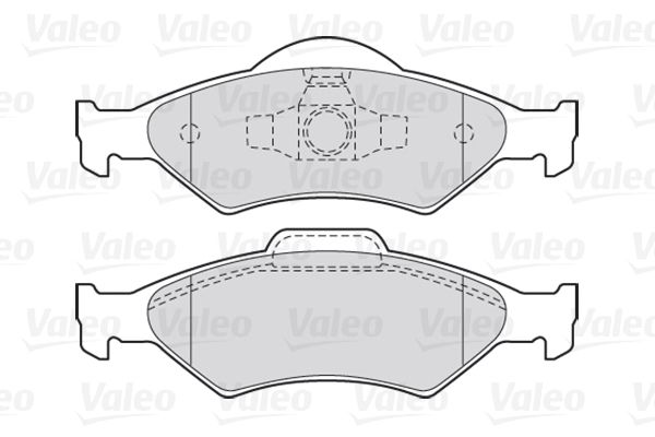VALEO Комплект тормозных колодок, дисковый тормоз 301563