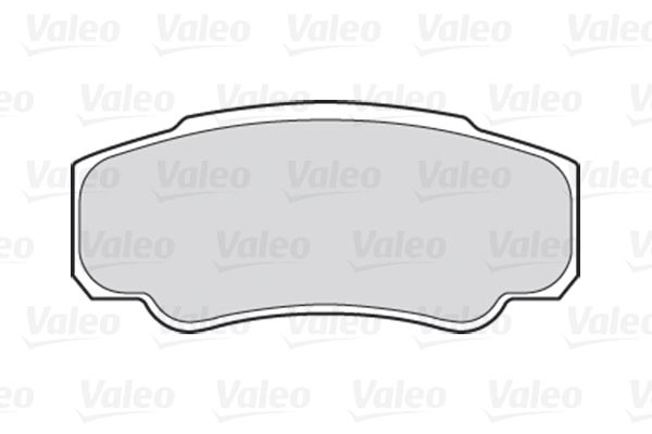 VALEO Комплект тормозных колодок, дисковый тормоз 301570