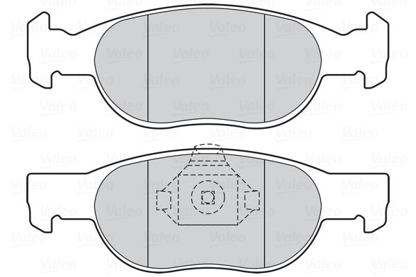 VALEO Комплект тормозных колодок, дисковый тормоз 301605