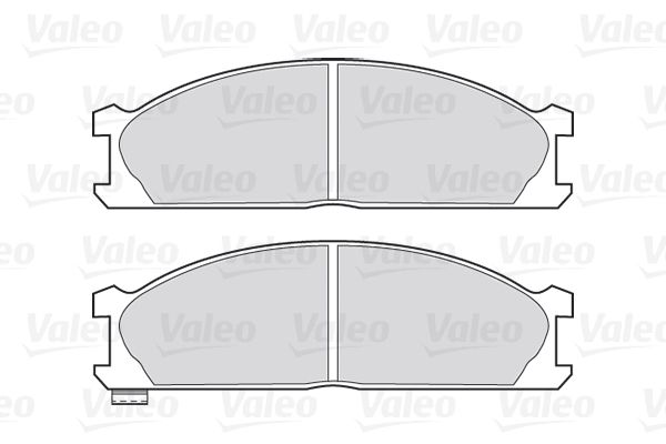 VALEO Комплект тормозных колодок, дисковый тормоз 301618