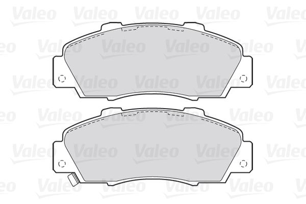 VALEO Комплект тормозных колодок, дисковый тормоз 301627