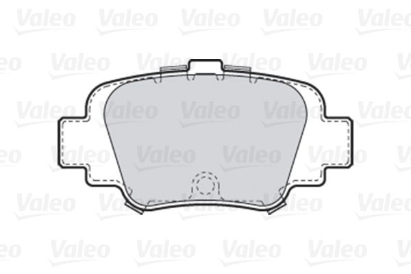 VALEO Комплект тормозных колодок, дисковый тормоз 301642
