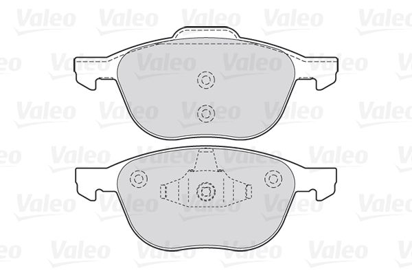 VALEO Комплект тормозных колодок, дисковый тормоз 301649