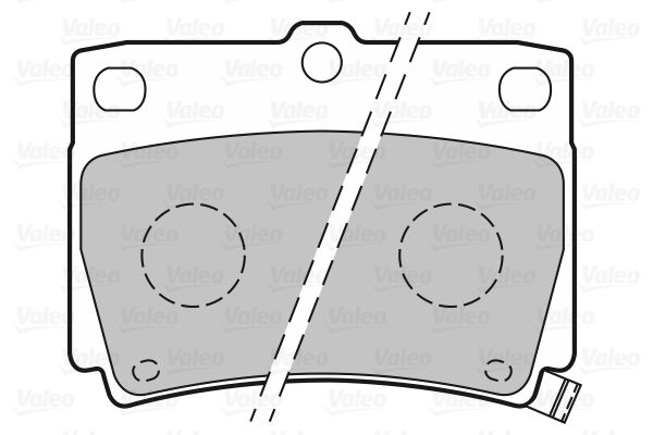 VALEO Комплект тормозных колодок, дисковый тормоз 301778
