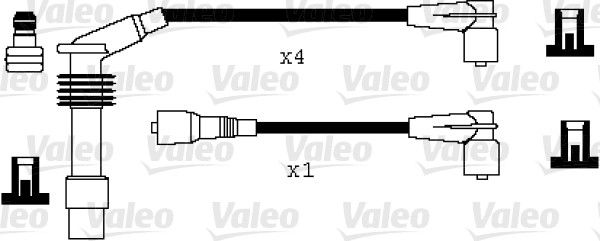 VALEO Комплект проводов зажигания 346010