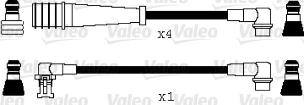 VALEO Комплект проводов зажигания 346031