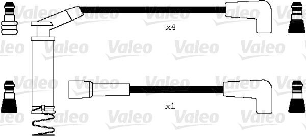 VALEO Комплект проводов зажигания 346096