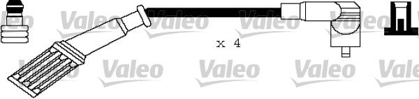 VALEO Комплект проводов зажигания 346149
