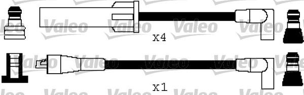 VALEO Комплект проводов зажигания 346231