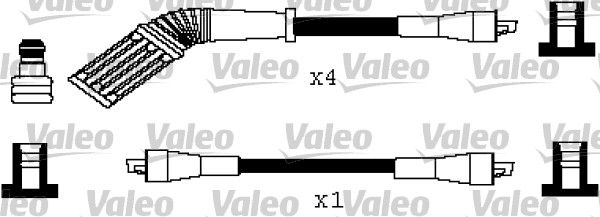 VALEO Комплект проводов зажигания 346243