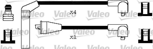 VALEO Комплект проводов зажигания 346251