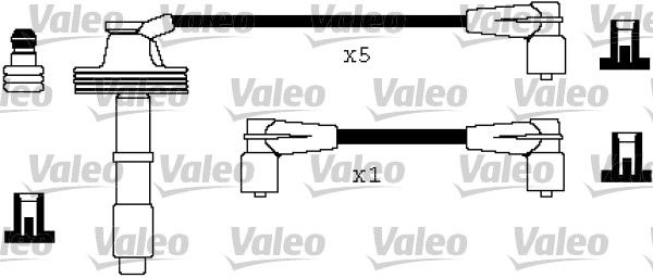 VALEO Комплект проводов зажигания 346327