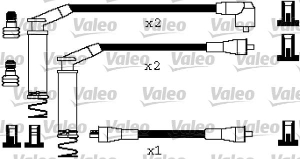 VALEO Комплект проводов зажигания 346404