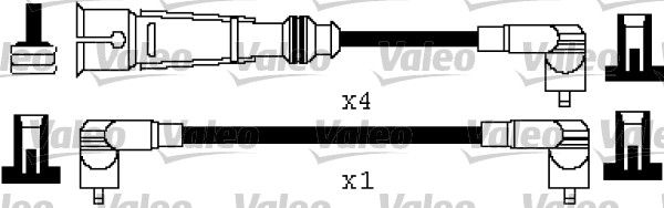 VALEO Комплект проводов зажигания 346416