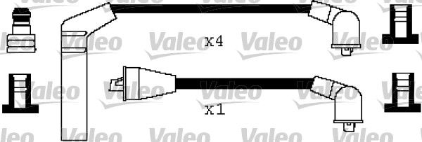 VALEO Комплект проводов зажигания 346480
