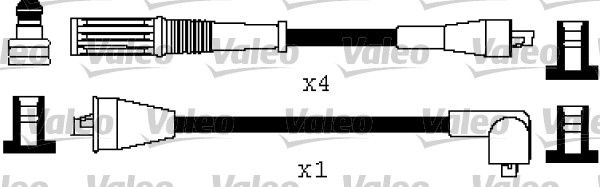 VALEO Комплект проводов зажигания 346507