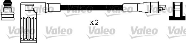 VALEO Комплект проводов зажигания 346517