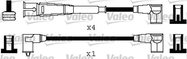 VALEO Комплект проводов зажигания 346568