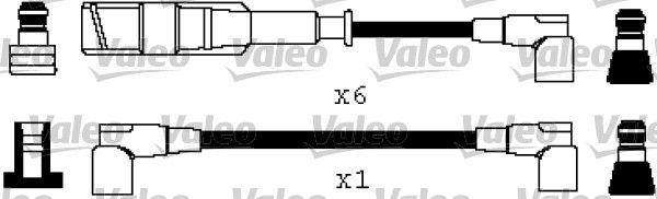 VALEO Комплект проводов зажигания 346570