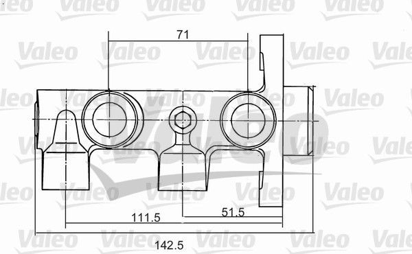 VALEO Главный тормозной цилиндр 350823