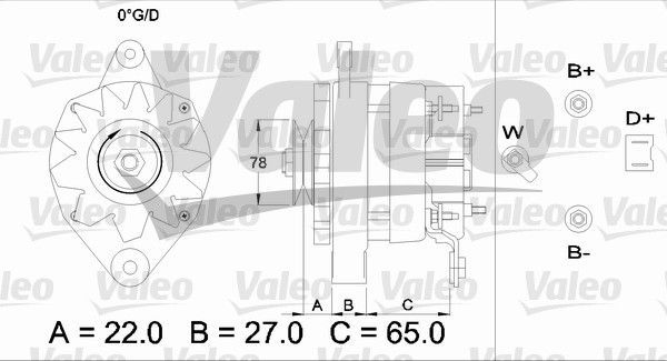 VALEO Generaator 433451