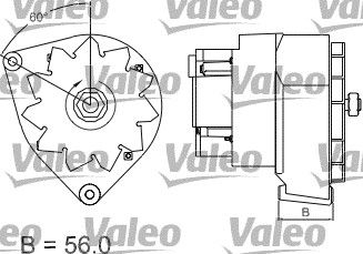 VALEO Генератор 436125