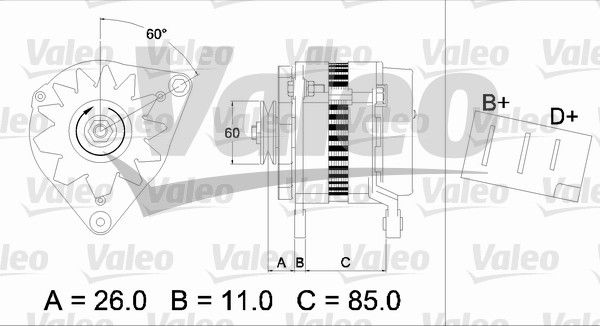 VALEO Generaator 436169