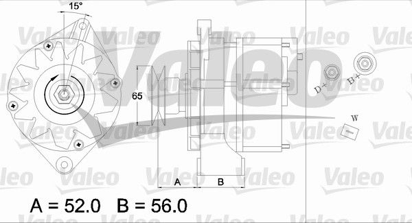 VALEO Generaator 436225