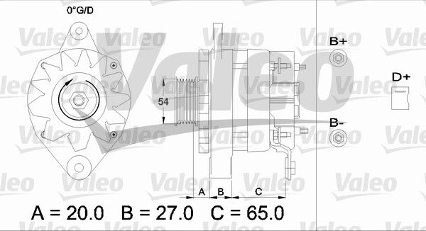 VALEO Generaator 436309