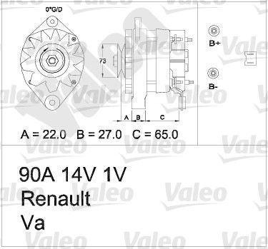 VALEO Generaator 436390