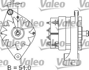 VALEO Генератор 436439