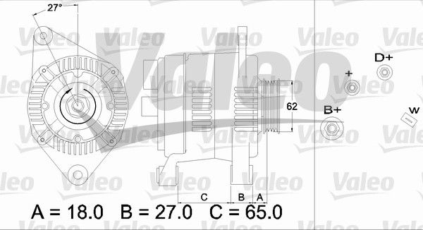 VALEO Generaator 436468