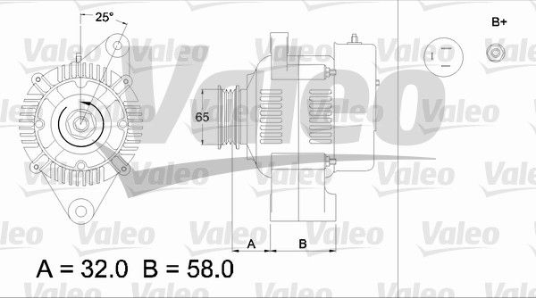 VALEO Generaator 436516