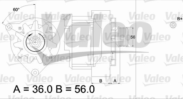 VALEO Generaator 436574