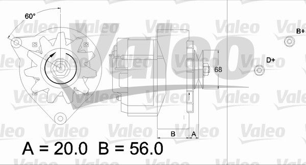 VALEO Generaator 436629