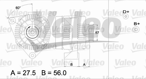 VALEO Generaator 436678