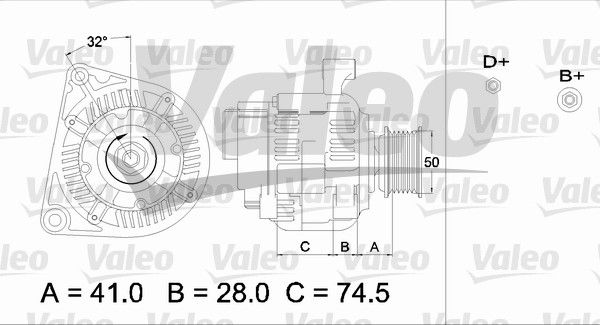 VALEO Generaator 436700