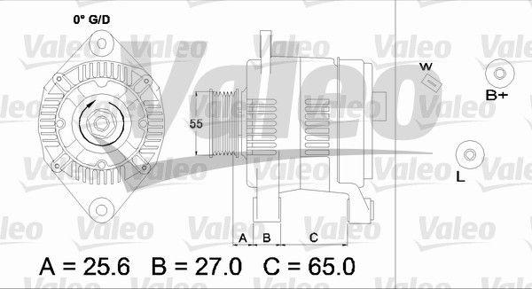 VALEO Generaator 436706