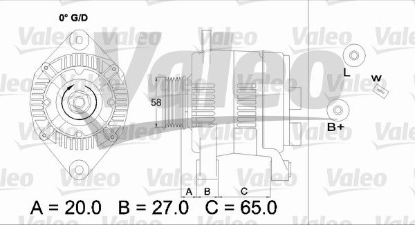VALEO Generaator 436738