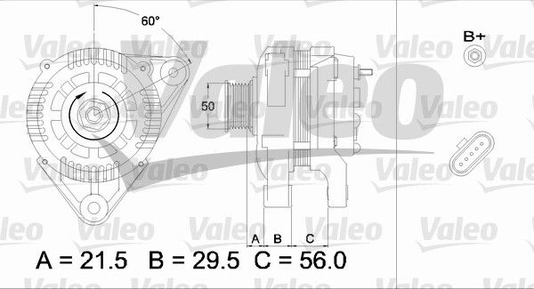 VALEO Generaator 436753