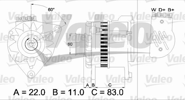 VALEO Generaator 437051