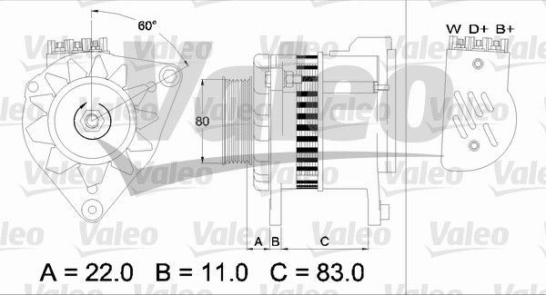 VALEO Generaator 437052