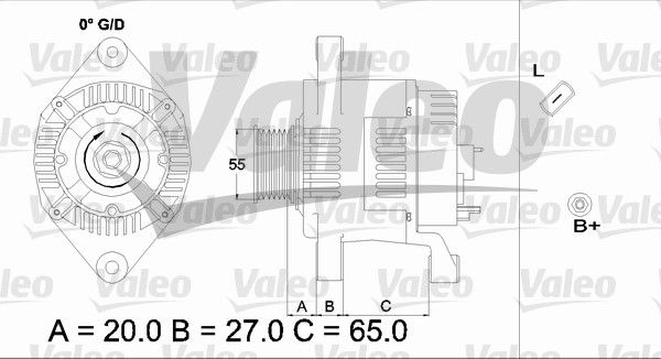 VALEO Generaator 437183