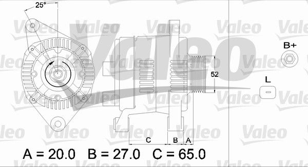 VALEO Генератор 437306